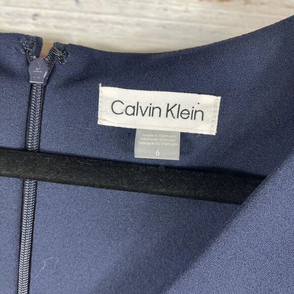 Calvin Klein Jumpsuit Womens Navy Blue Sleeveless - Picture 7 of 8